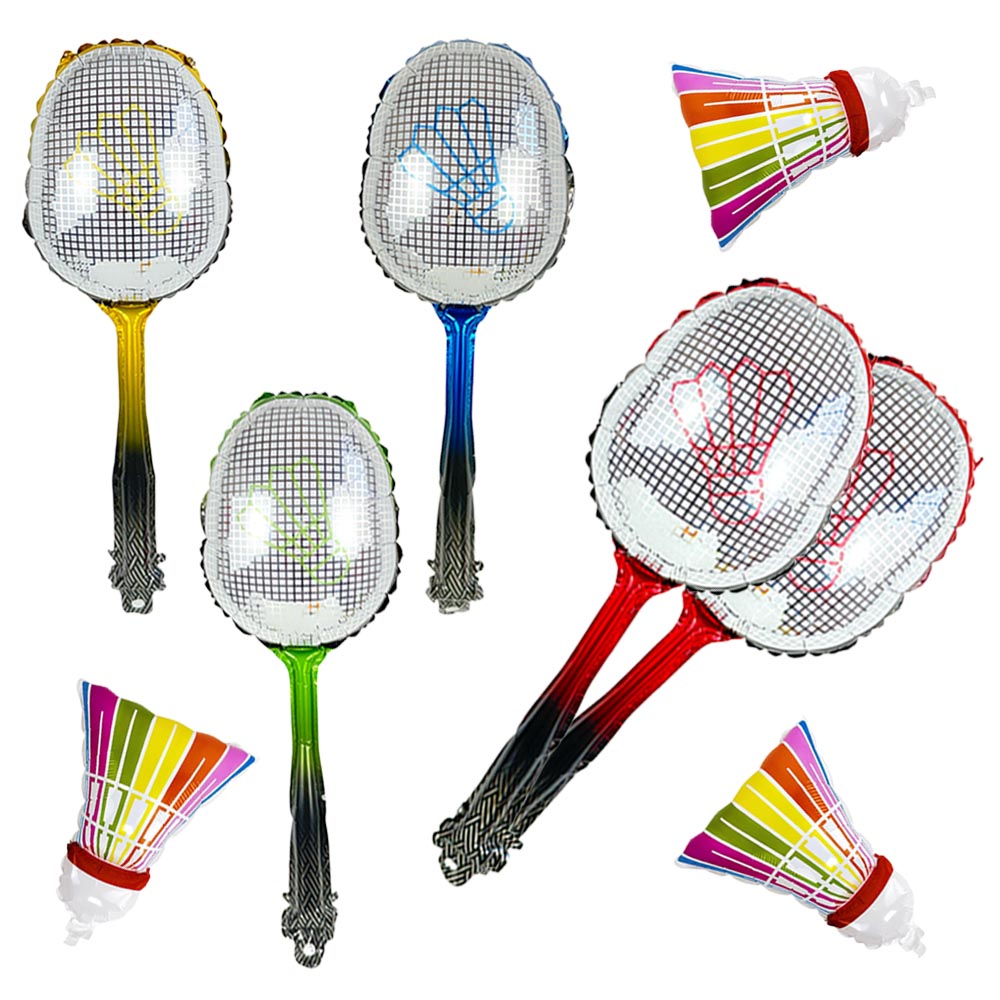 Badminton Shuttlecock - ลูกขนไก่แบดมินตัน สีเขียว แดง น้ำเงิน ทอง ไม้แบดมินตัน