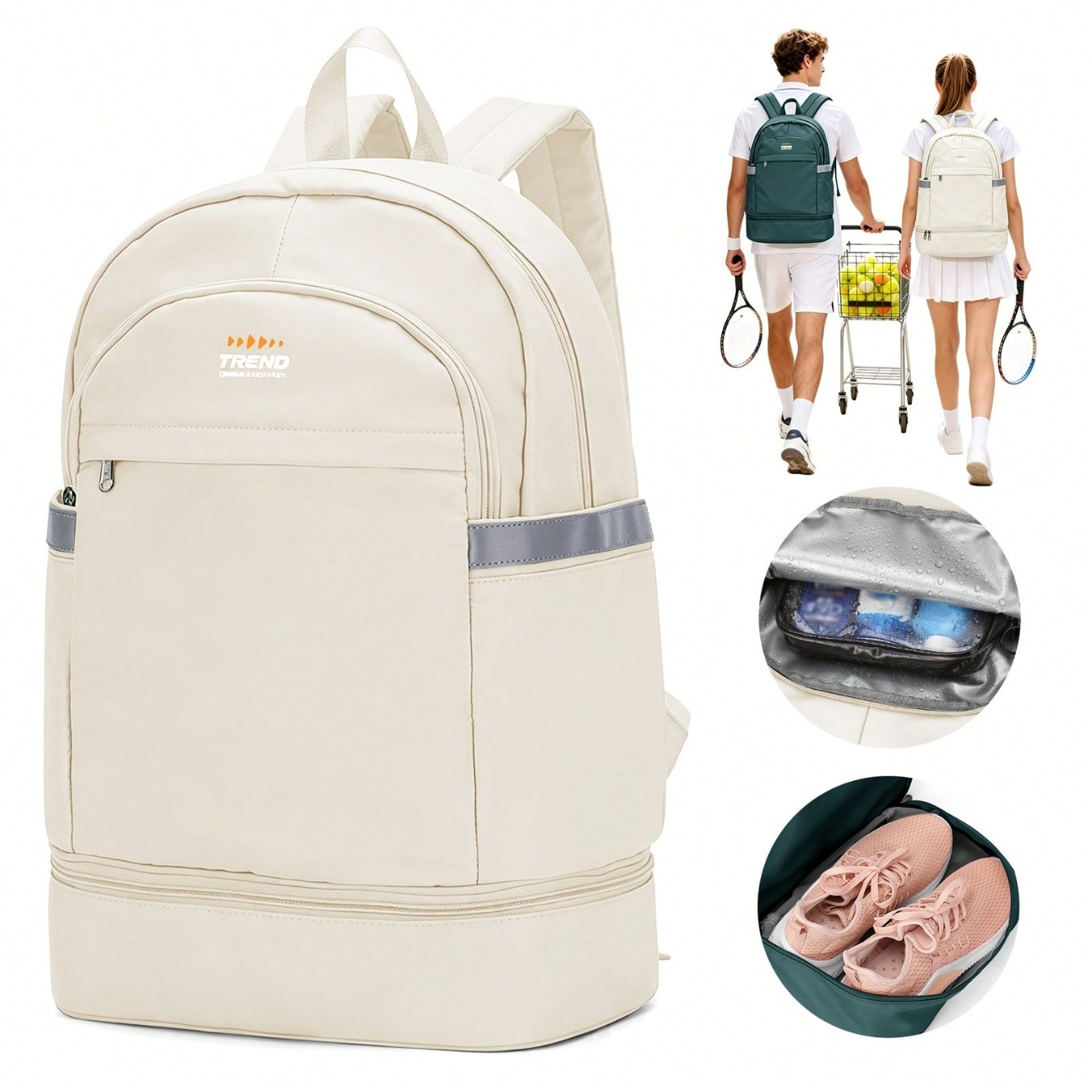 กระเป๋าเป้สะพายหลังผู้หญิงแบบล - Badminton Bag บทวิจารณ์และราคา