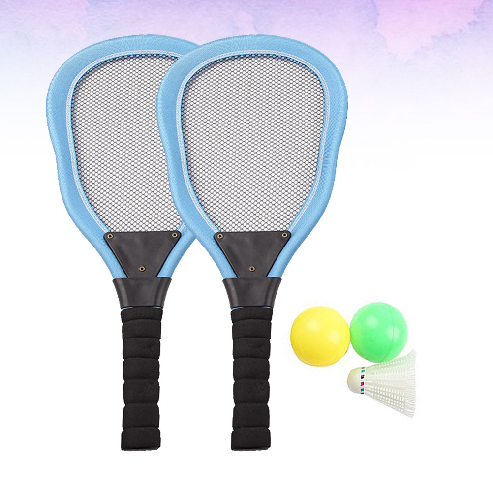 ชุดไม้แบดมินตันชายหาด 5 ชิ้น ส - Badminton Racket บทวิจารณ์และราคา